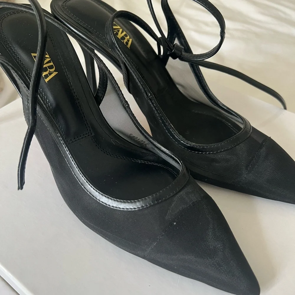 Zara tie up heels - Picture 5 of 6